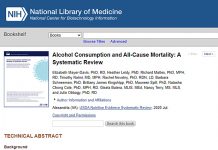 ALCOHOL Y MORTALIDAD TODAS LAS CAUSAS - BAJO CONSUMO DE ALCOHOL - ABSTEMIOS - OMS - REVISTA ENÓLOGOS - TEDROS ADHANOM GHEBREYESUS