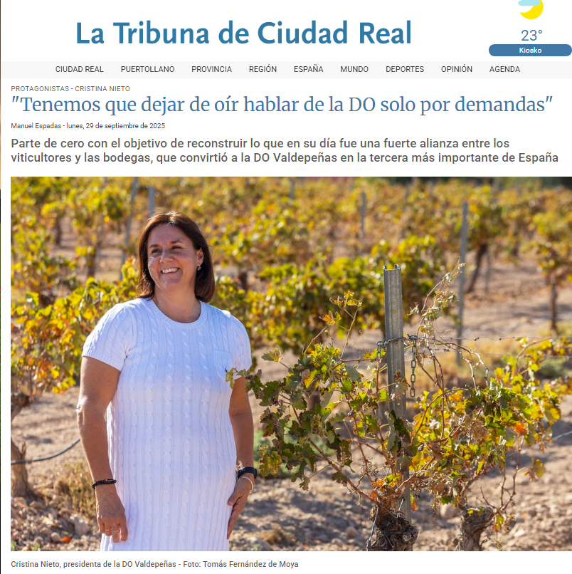 REVISTA ENÓLOGOS - JOSÉ GARCÍA CARRIÓN - FÉLIX SOLÍS - GUERRA EN VALDEPEÑAS - INTERPROFESIONAL DE VALDEPEÑAS - ARMISTICIO - CESE DE HOSTILIDADES - DO VALDEPEÑAS