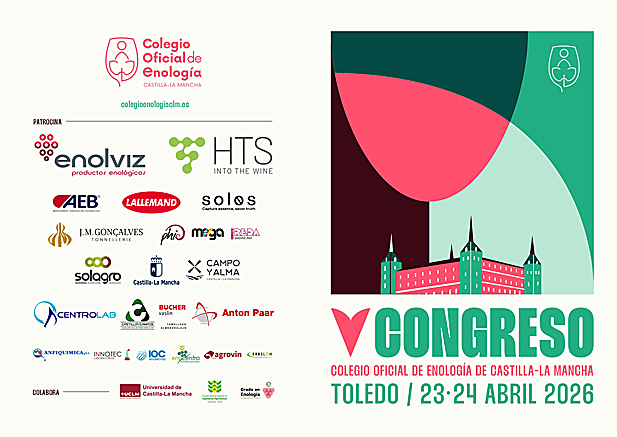 REVISTA ENÓLOGOS – V CONGRESO DE ENÓLOGOS DE CASTILLA-LA MANCHA – TOLEDO – 23 Y 24 DE ABRIL DE 2026 – LABERINTO DEL REY – Luis Fernández –DECANO DEL COECLM 
